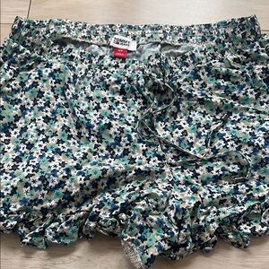 Tommy Hilfiger Women's Star Print Shorts - Blue and White